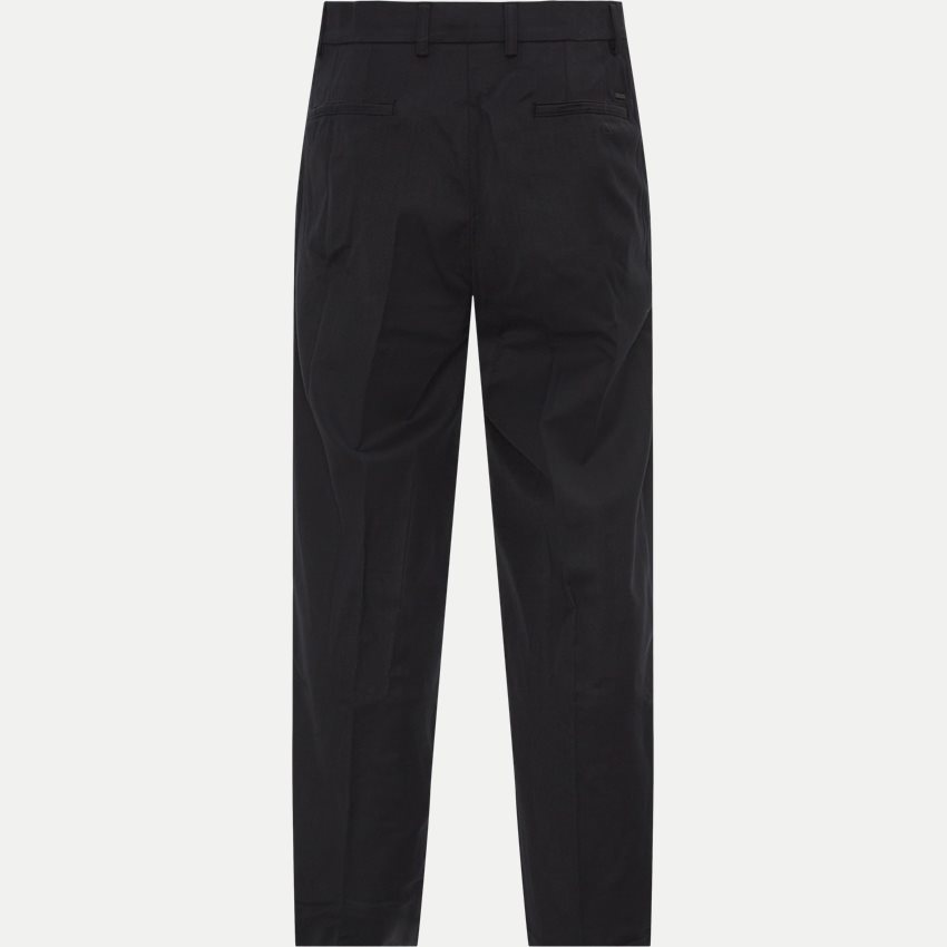 Norse Projects Bukser N25-0395 BENN RELAXED COTTON WOOL TWILL SORT