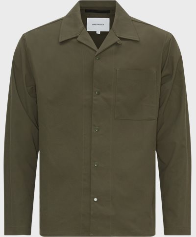 Norse Projects Blazer N40-0789 CARSTEN SOLOTEX TWILL Army