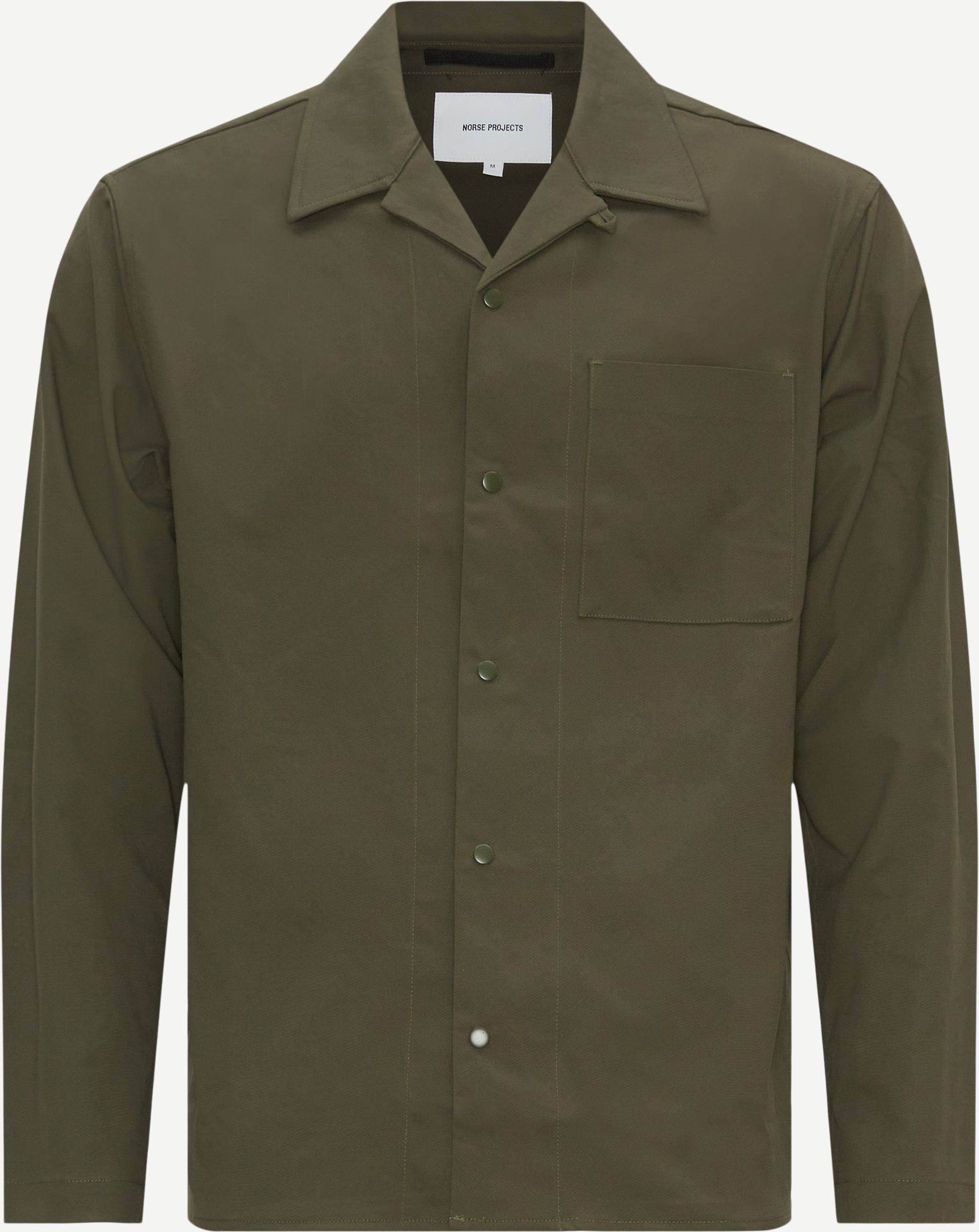 Norse Projects Overshirts N40-0789 CARSTEN SOLOTEX TWILL Army