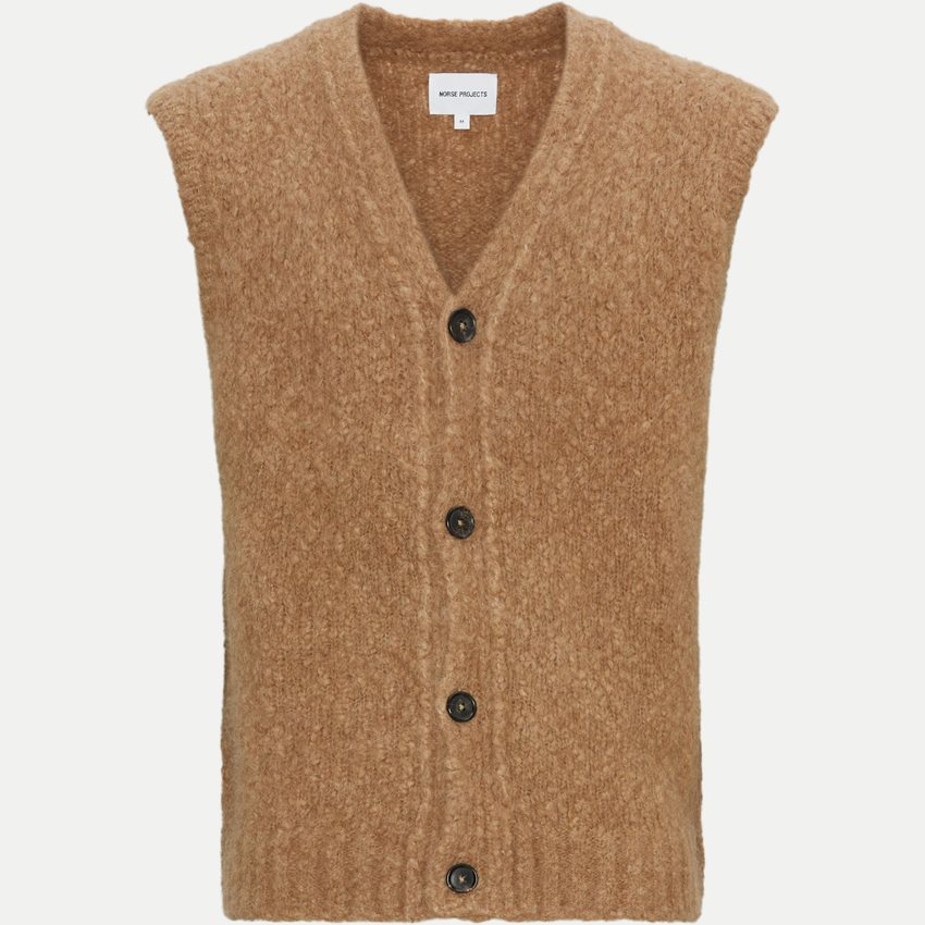 Norse Projects Veste N45-0590 AUGUST FLAME ALPACA CAMEL