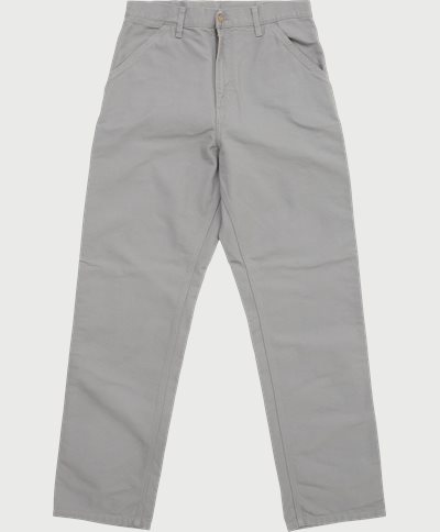 Carhartt WIP Trousers SINGLE KNEE PANT I031497.0WF.02 Grey
