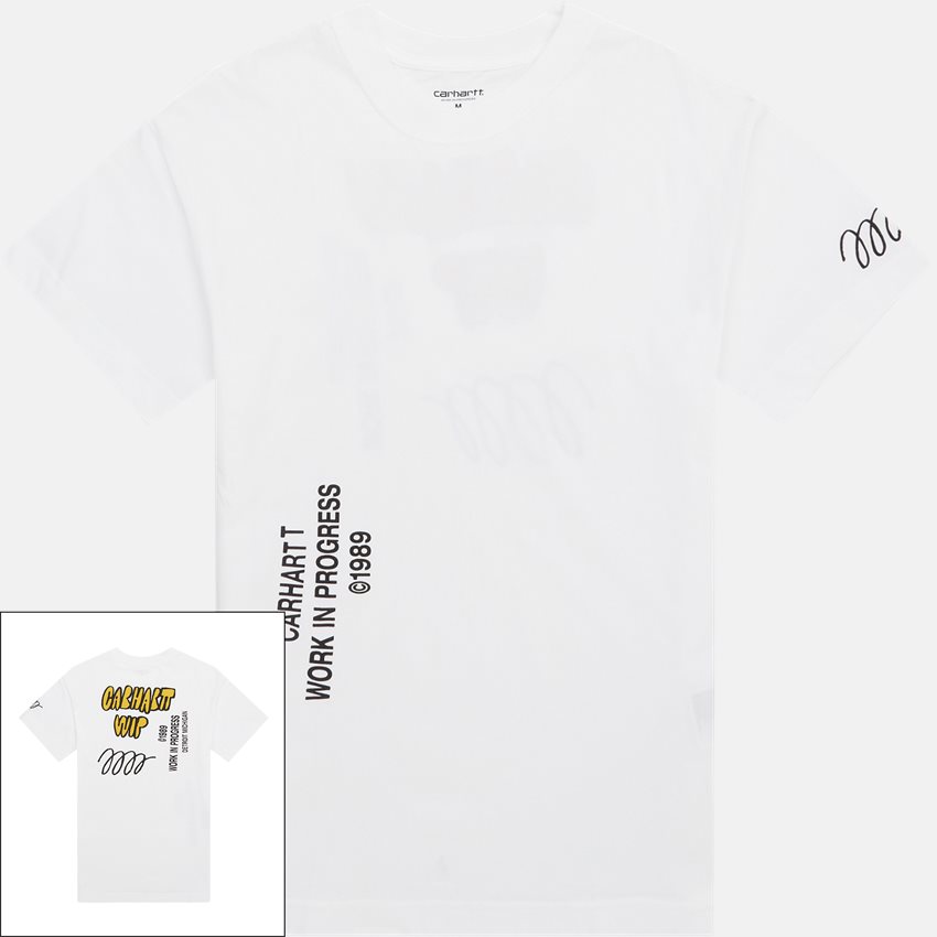 Carhartt WIP T-shirts S/S SIGNATURE T-SHIRT I032154 WHITE