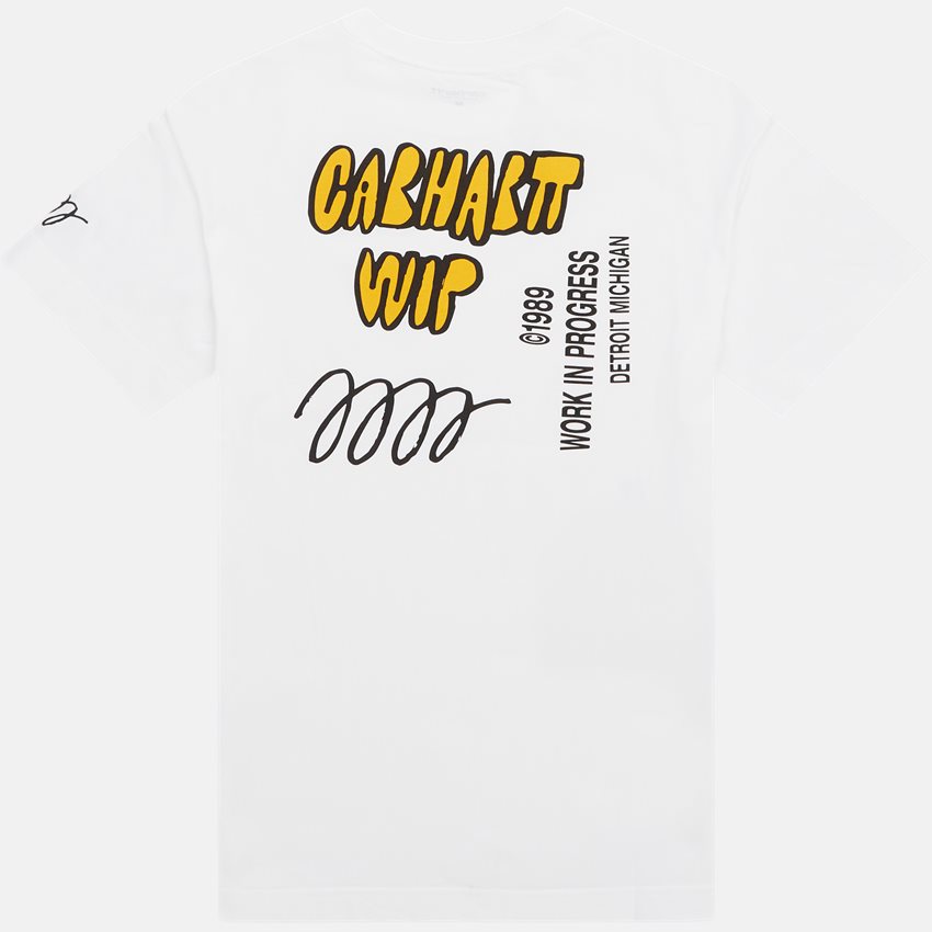 Carhartt WIP T-shirts S/S SIGNATURE T-SHIRT I032154 WHITE