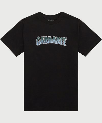 Carhartt WIP T-shirts S/S SLOW SCRIPT T-SHIRT I032746 Svart