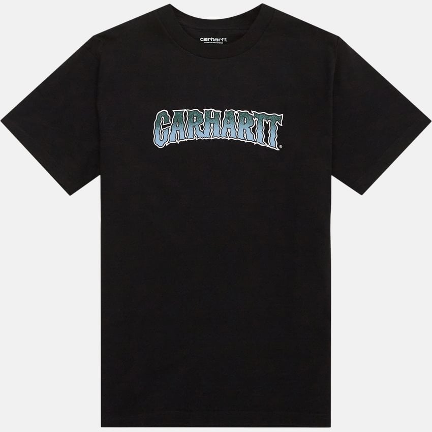 Carhartt WIP T-shirts S/S SLOW SCRIPT T-SHIRT I032746 BLACK
