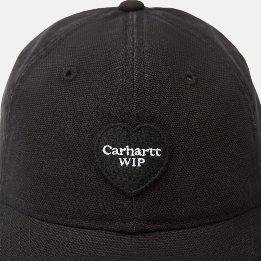 Carhartt WIP Caps HEART PATCH CAP I032132 BLACK