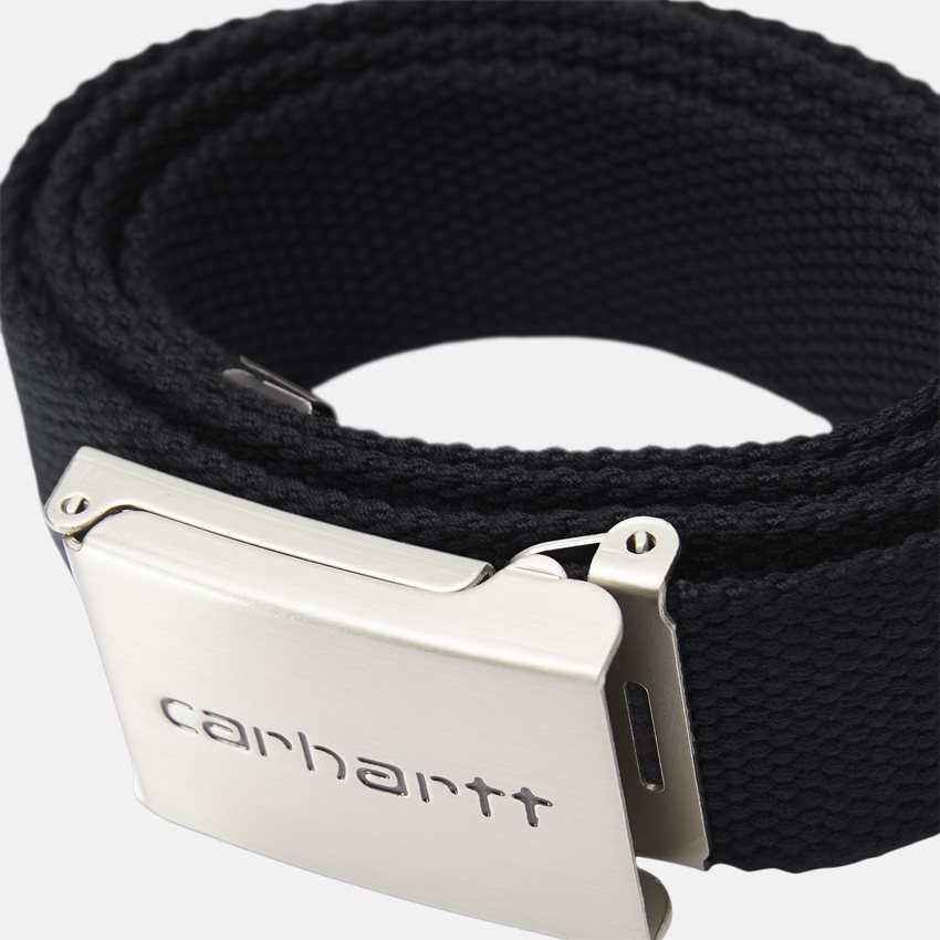Carhartt WIP Belts CLIP BELT CHROME I019176 BLACK