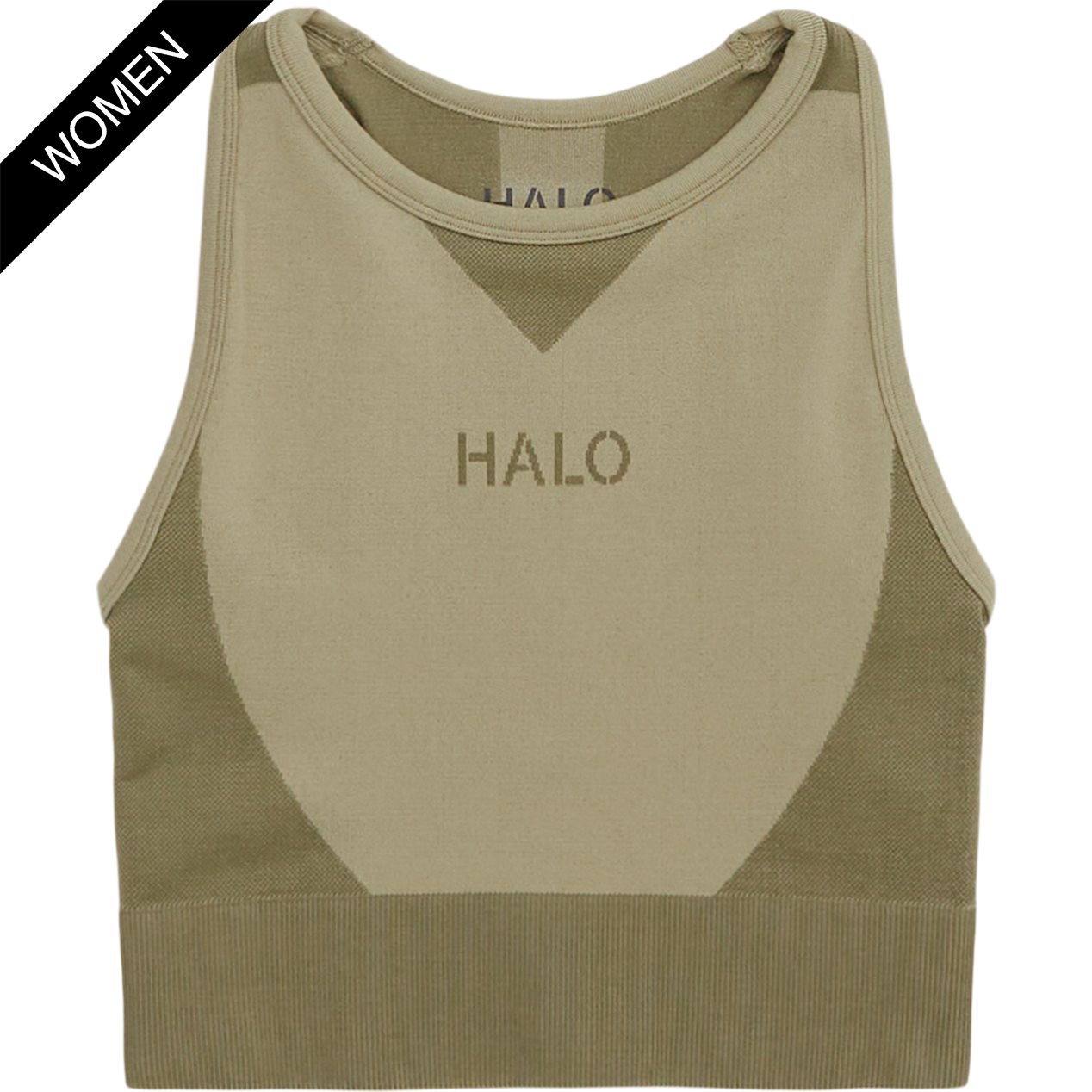 HALO Women T-shirts SEAMLESS TOP 610304 Green
