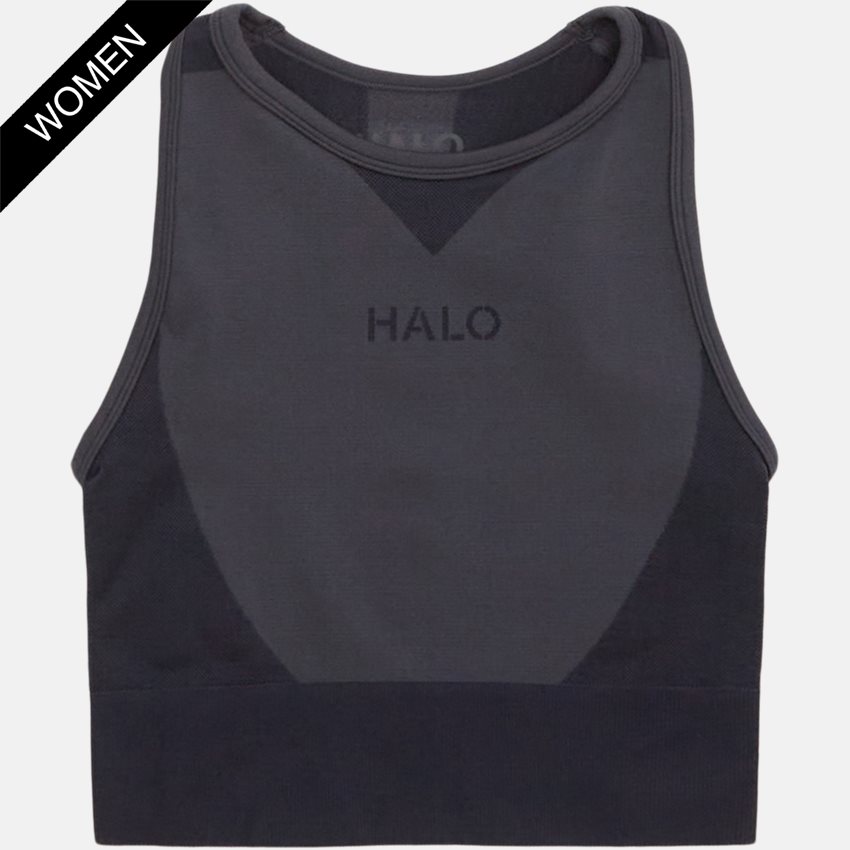 HALO Women T-shirts SEAMLESS TOP 610304 EBONY
