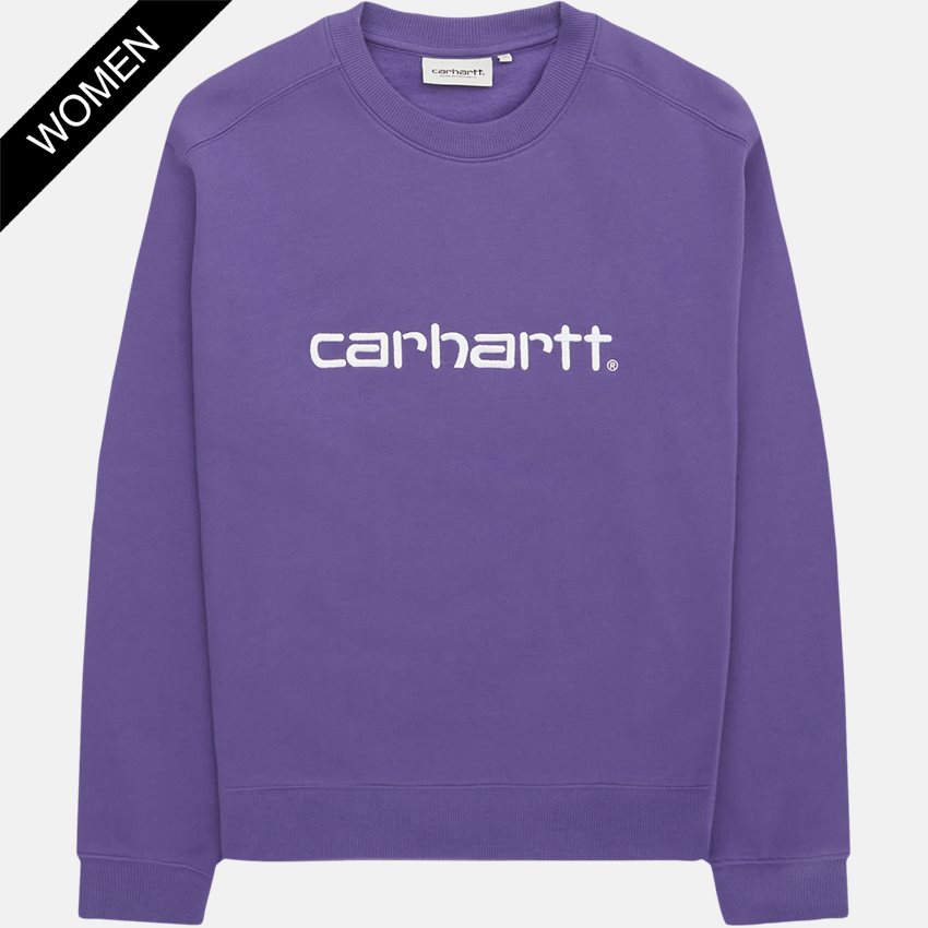 Carhartt WIP Women Sweatshirts W CARHARTT SWEAT I027475 ARRENGA/WHITE