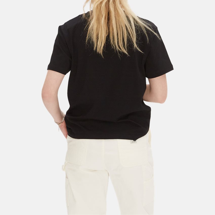 Carhartt WIP Women T-shirts W SS POCKET T-SHIRT I031832 BLACK