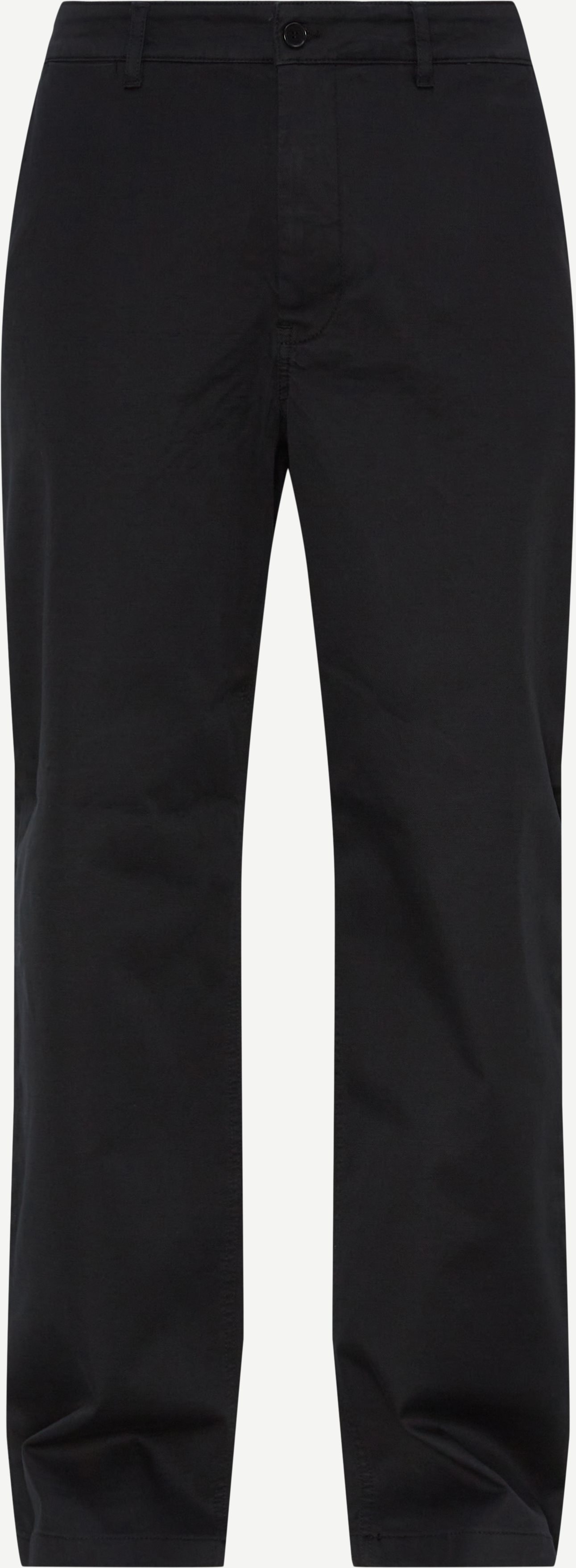 WOOD WOOD Trousers SILAS CLASSIC TROUSERS Black