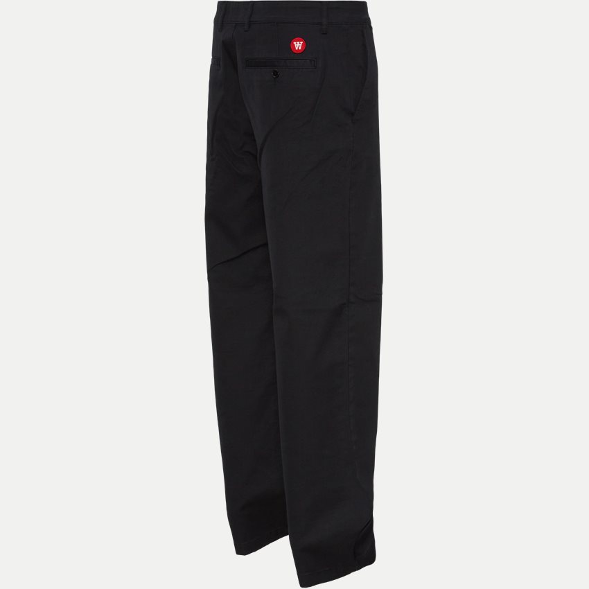 WOOD WOOD Trousers SILAS CLASSIC TROUSERS BLACK