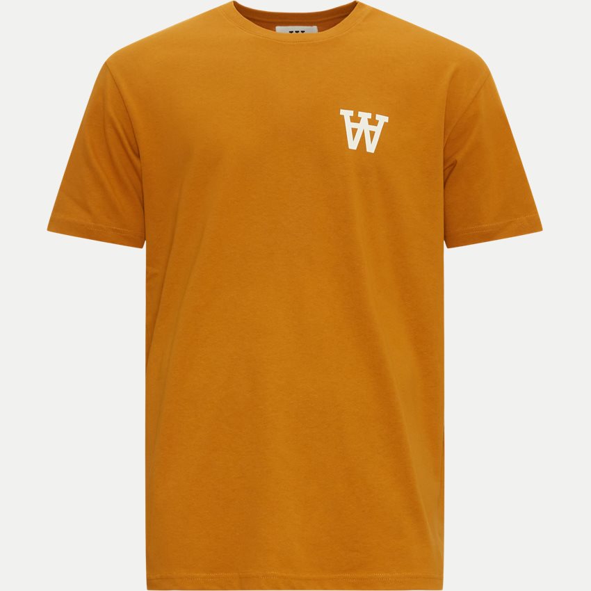 WOOD WOOD T-shirts ACE CHEST PRINT ORANGE