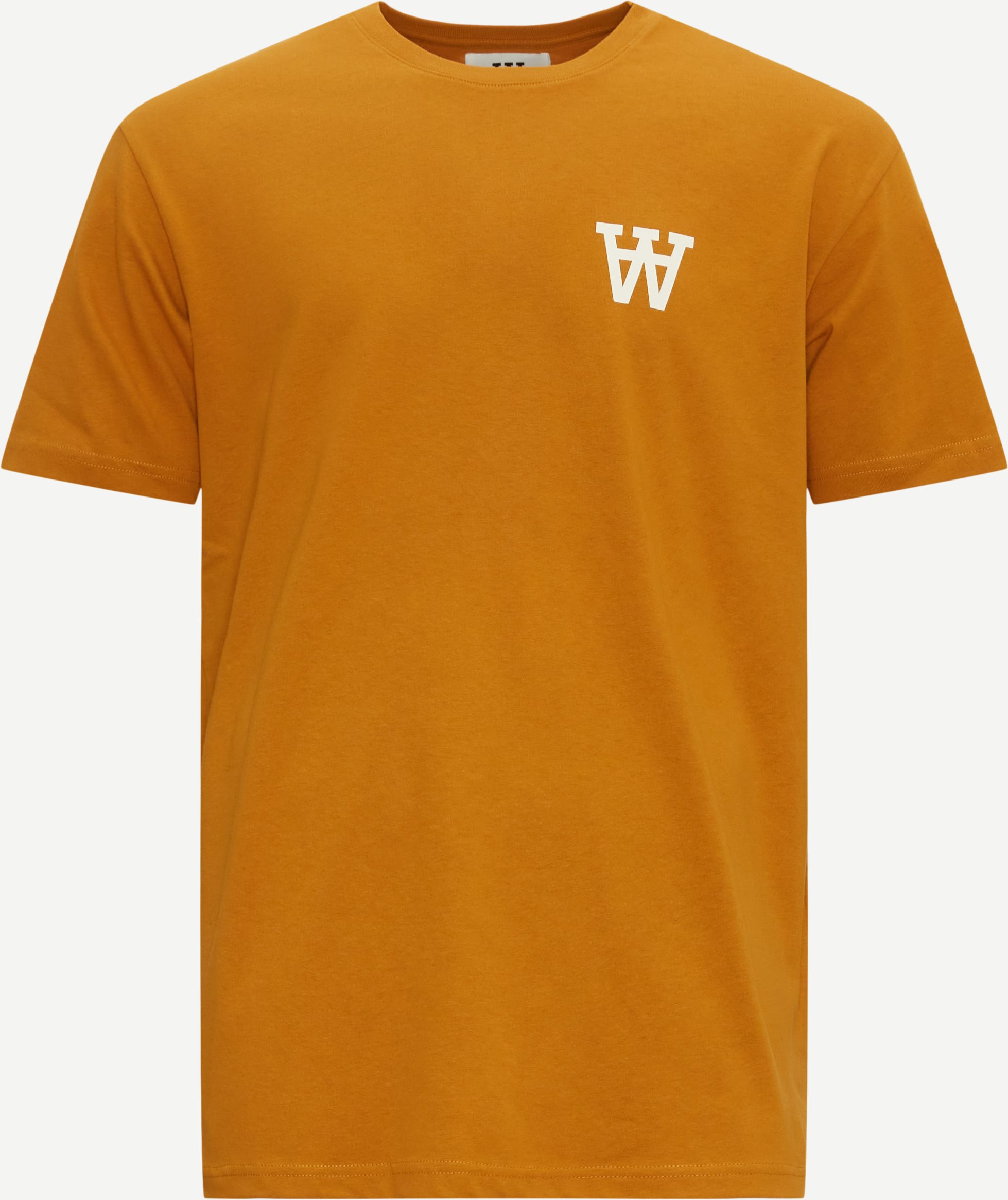 WOOD WOOD T-shirts ACE CHEST PRINT Orange