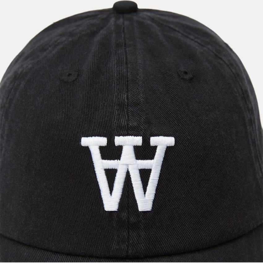 WOOD WOOD Caps ELI EMBRODERY CAP BLACK