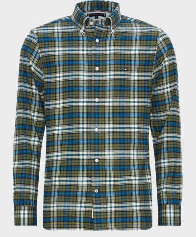 Tommy Hilfiger Shirts 32890 BRUSHED TOMMY TARTAN SMALL Green