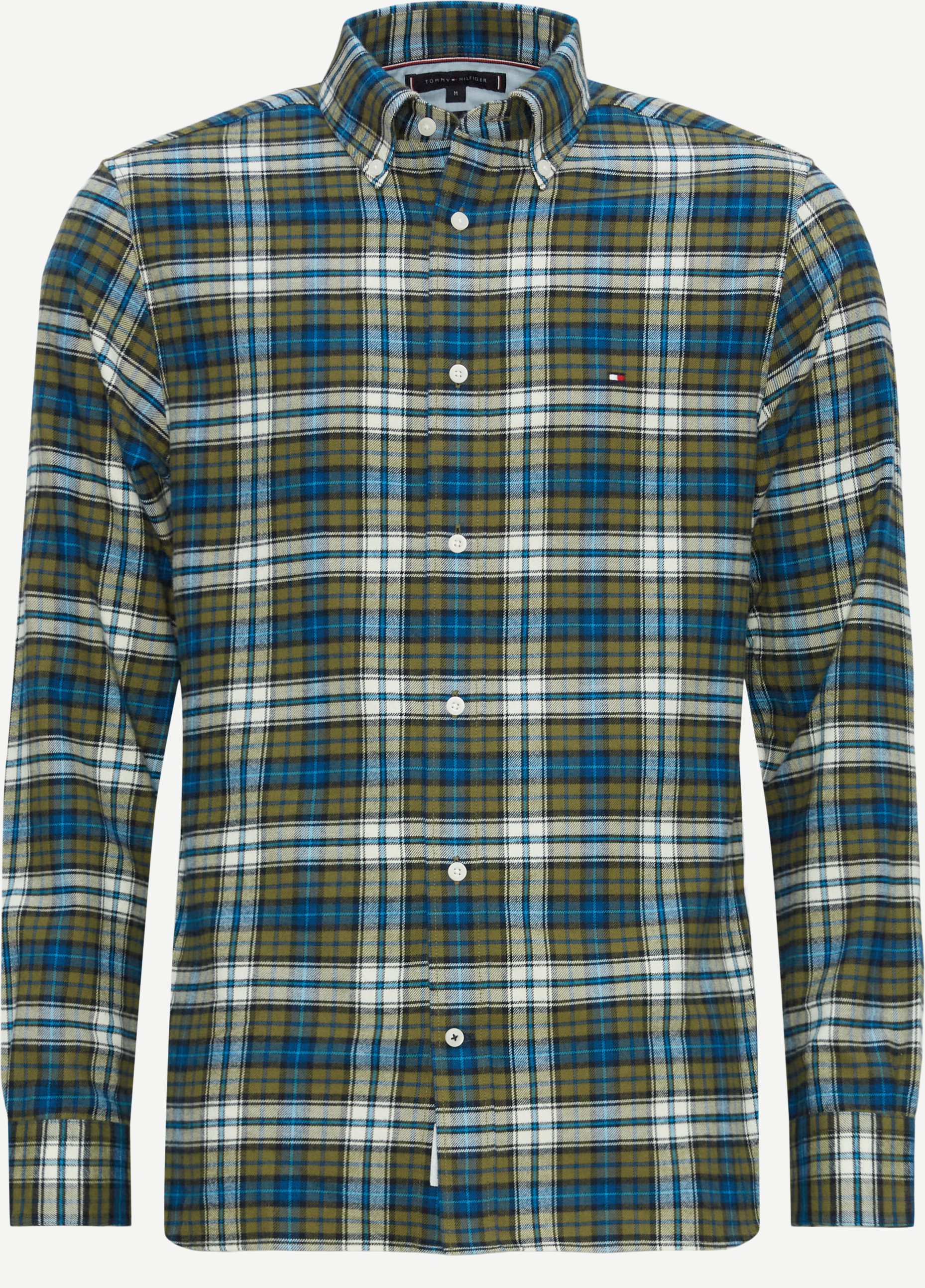 Tommy Hilfiger Shirts 32890 BRUSHED TOMMY TARTAN SMALL Green