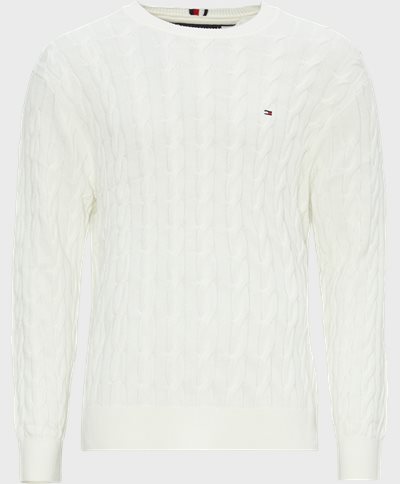 Tommy Hilfiger Knitwear 33132 CLASSIC CABLE CREW NECK Sand