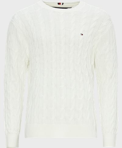 Tommy Hilfiger Stickat 33132 CLASSIC CABLE CREW NECK Sand