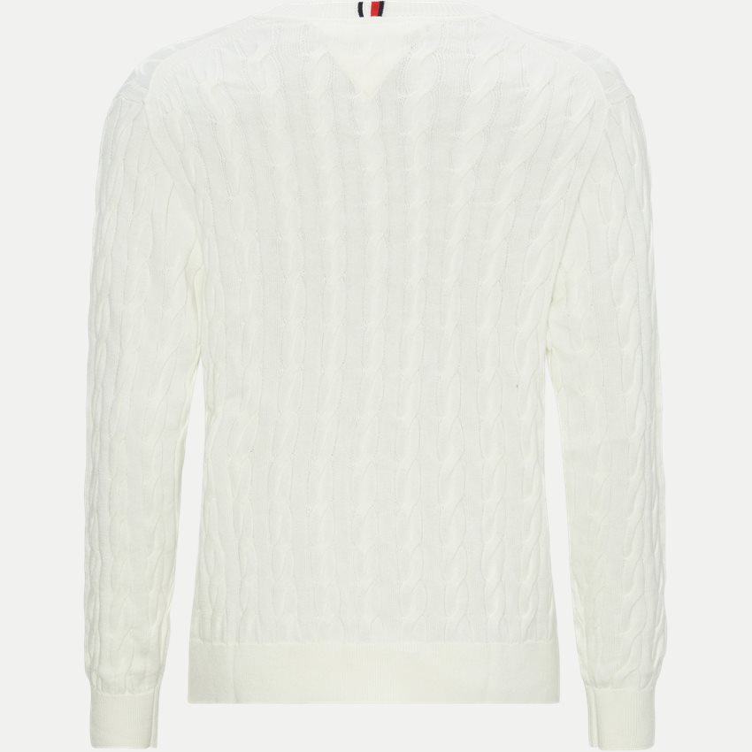 Tommy Hilfiger Knitwear 33132 CLASSIC CABLE CREW NECK ECRU