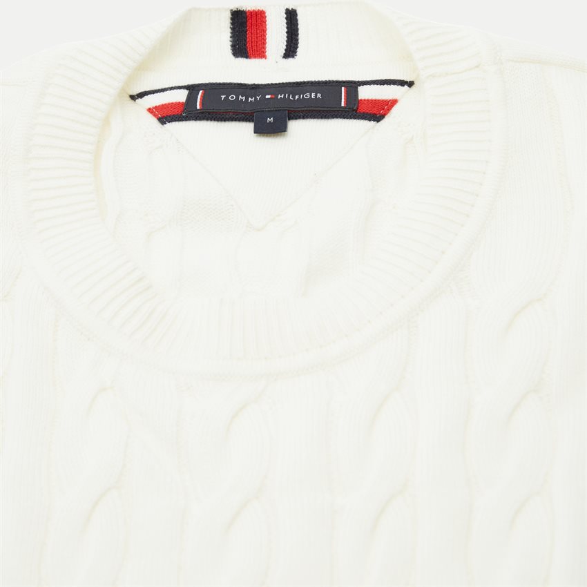 Tommy Hilfiger Knitwear 33132 CLASSIC CABLE CREW NECK ECRU