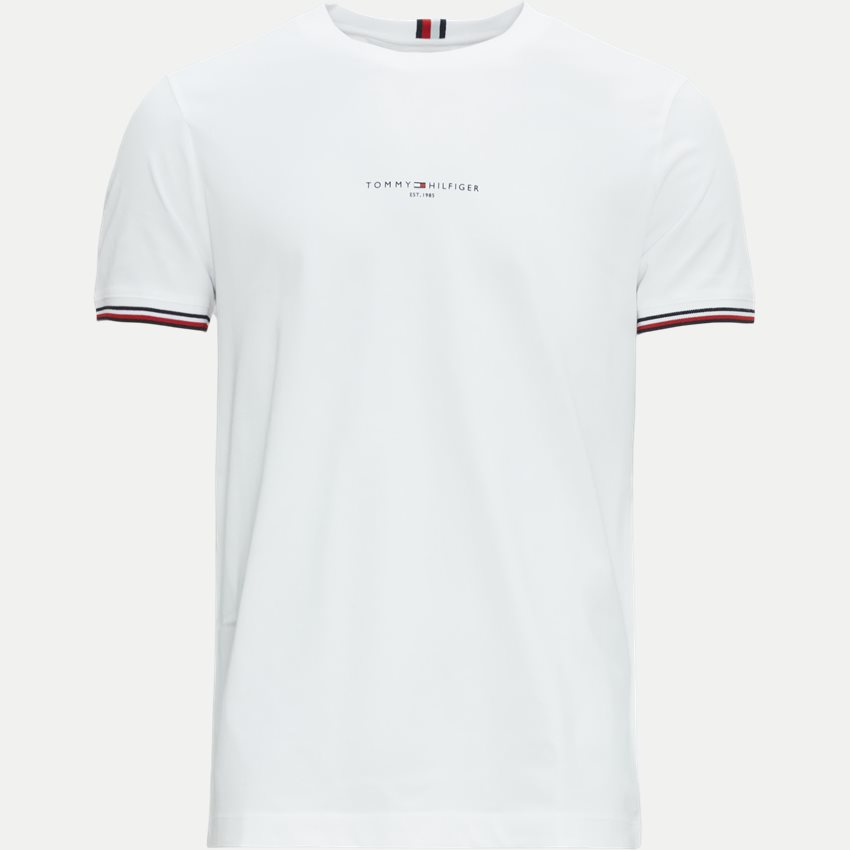 32584 LOGO TIPPED TEE T-shirts HVID Tommy Hilfiger 450 DKK