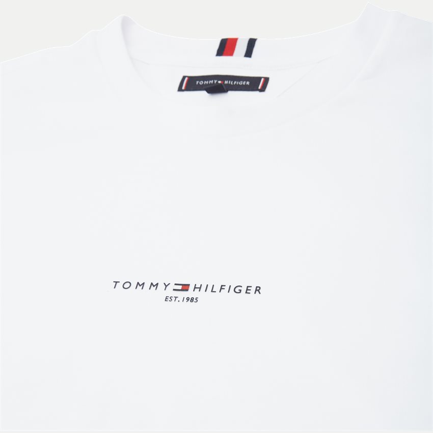 Hilfiger Tommy TOMMY LOGO TIPPED 40 EUR 32584 HVID from TEE T-shirts