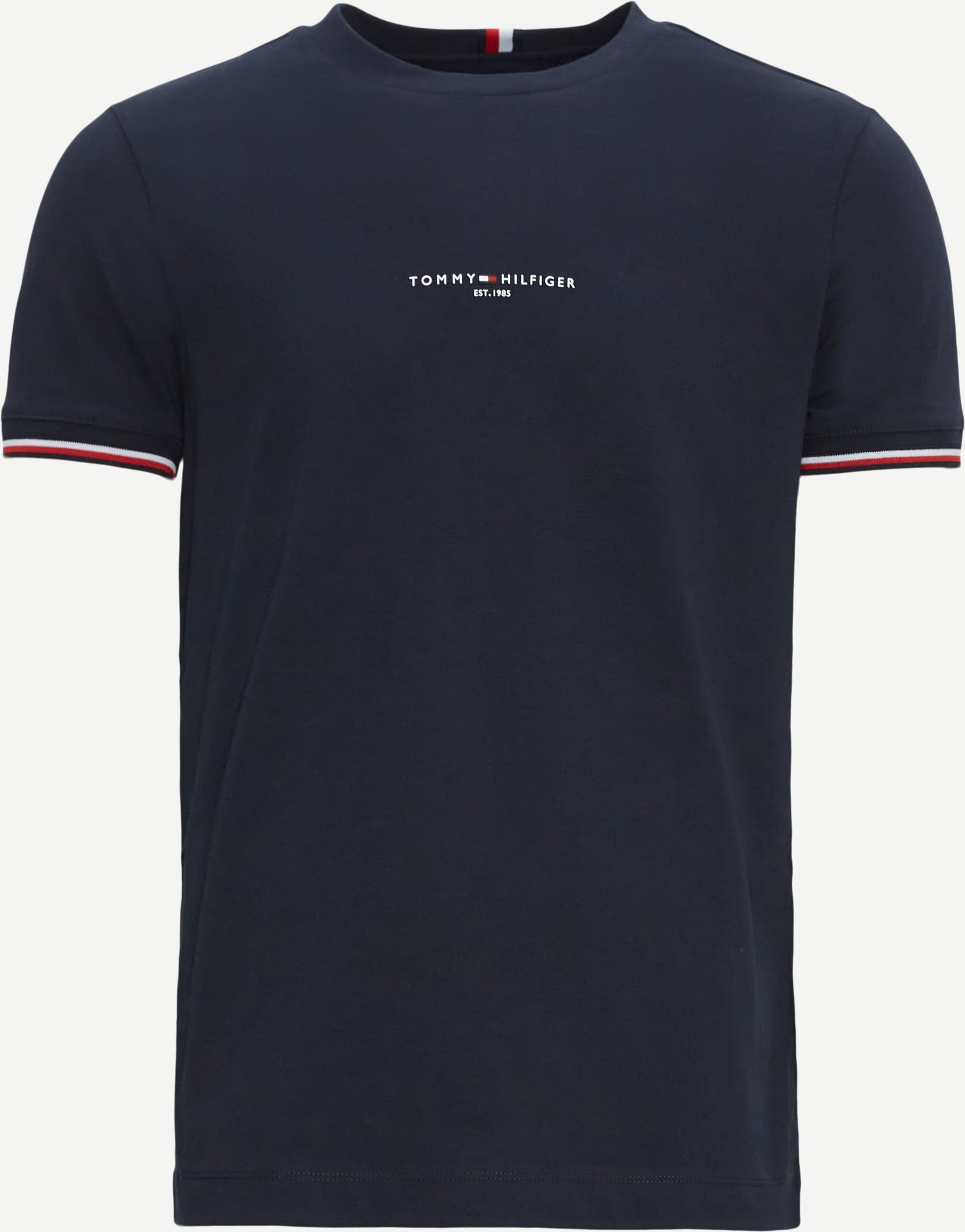 Tommy Hilfiger T-shirts 32584 TOMMY LOGO TIPPED TEE Blue