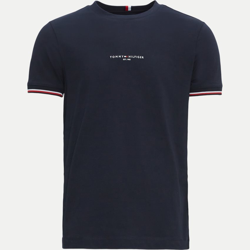 Tommy Hilfiger T-shirts 32584 TOMMY LOGO TIPPED TEE NAVY