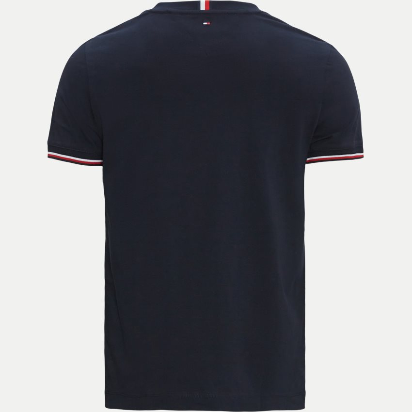 Tommy Hilfiger T-shirts 32584 TOMMY LOGO TIPPED TEE NAVY