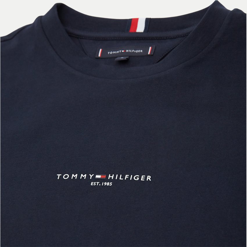 32584 TOMMY from 40 LOGO T-shirts EUR Hilfiger NAVY TEE Tommy TIPPED