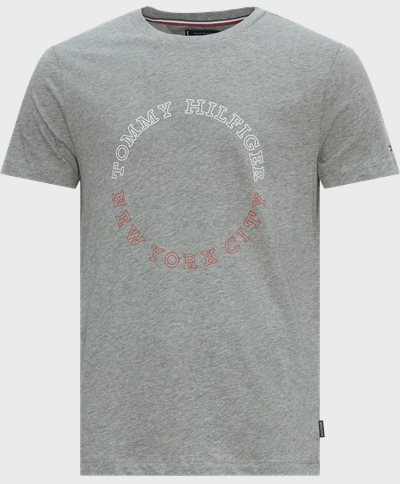 Tommy Hilfiger T-shirts 32602 MONOTYPE ROUNDLE TEE Grey