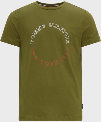 Tommy Hilfiger T-shirts 32602 MONOTYPE ROUNDLE TEE Green