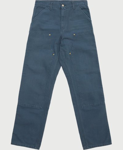 Carhartt WIP Trousers DOUBLE KNEE PANT I031501 Blue