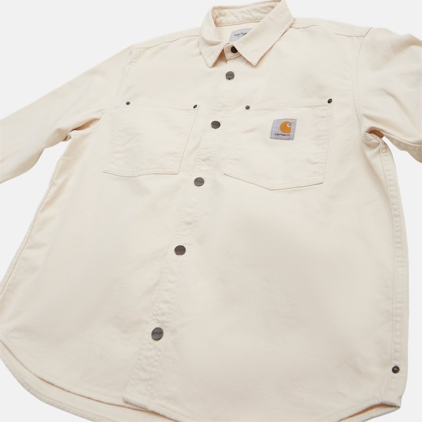 Carhartt WIP Shirts DERBY SHIRT JAC I032370 NATURAL