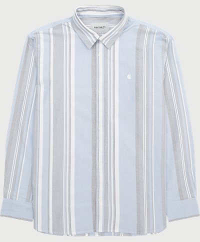 Carhartt WIP Shirts L/S DWYER SHIRT I032275 Blue
