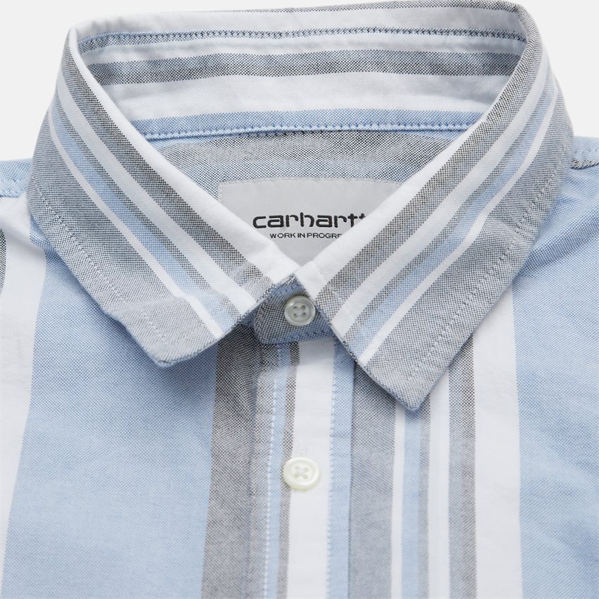 Carhartt WIP Shirts L/S DWYER SHIRT I032275 BLEACH/SQUID