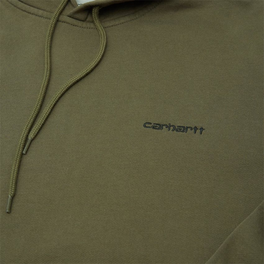 Carhartt WIP Sweatshirts HOODED SCRIPT EMBROIDERY I032693 CYPRESS