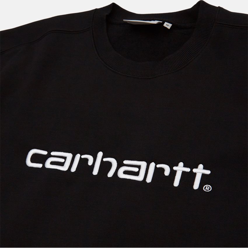 Carhartt WIP Sweatshirts CARHARTT SWEATSHIRT I030546 BLK/WHI