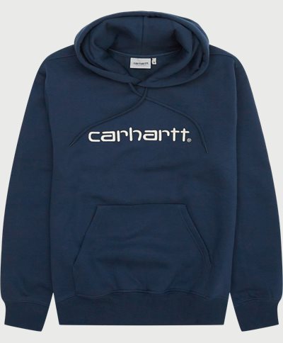 Carhartt WIP Sweatshirts HOODED CARHARTT SWEATSHIRT I030547. Blå