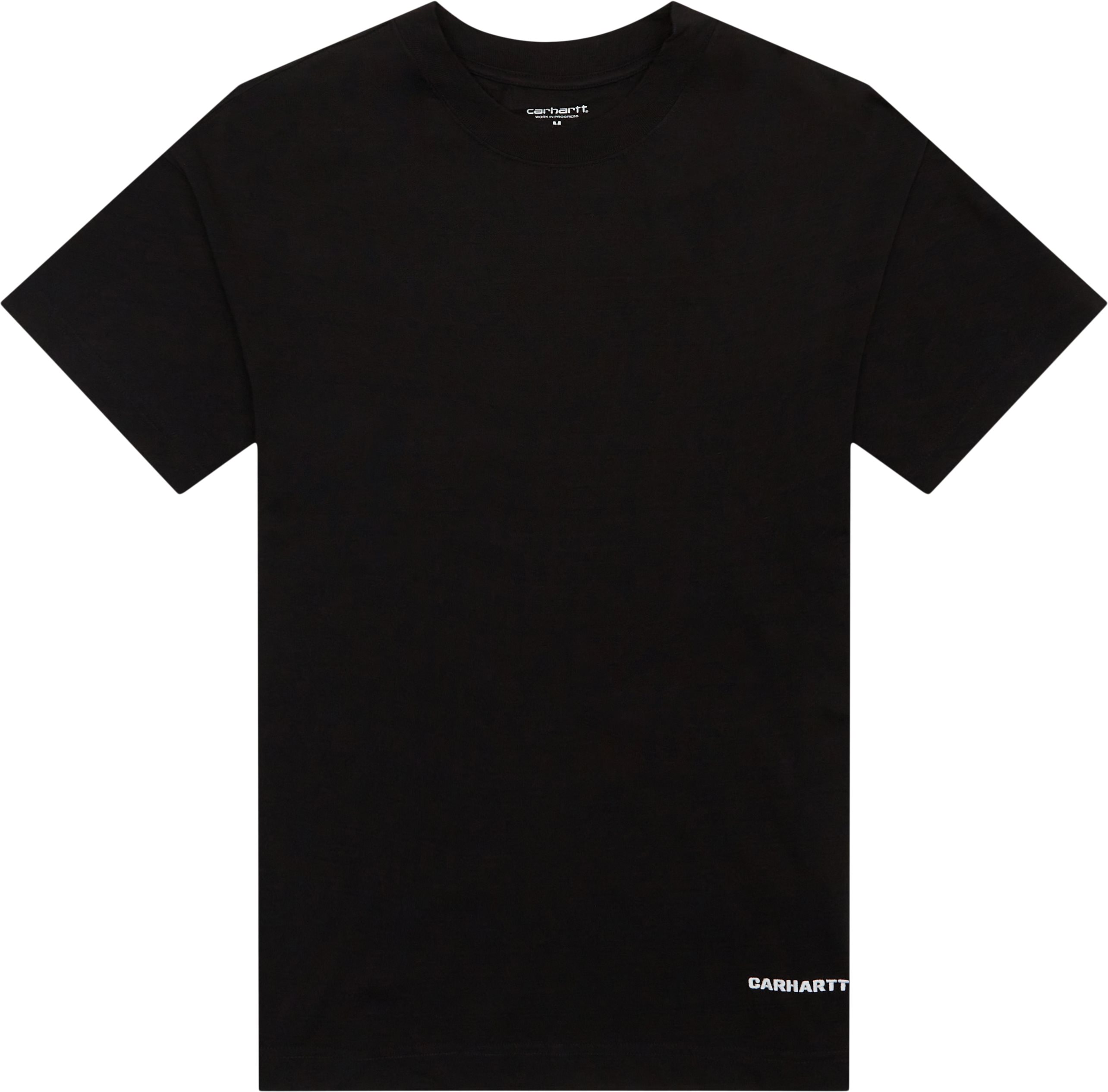 Carhartt WIP T-shirts S/S LINK SCRIPT T-SHIRT I031373 Black