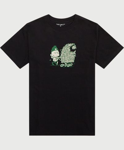 Carhartt WIP T-shirts S/S SHOPPER T-SHIRT I032391 Black