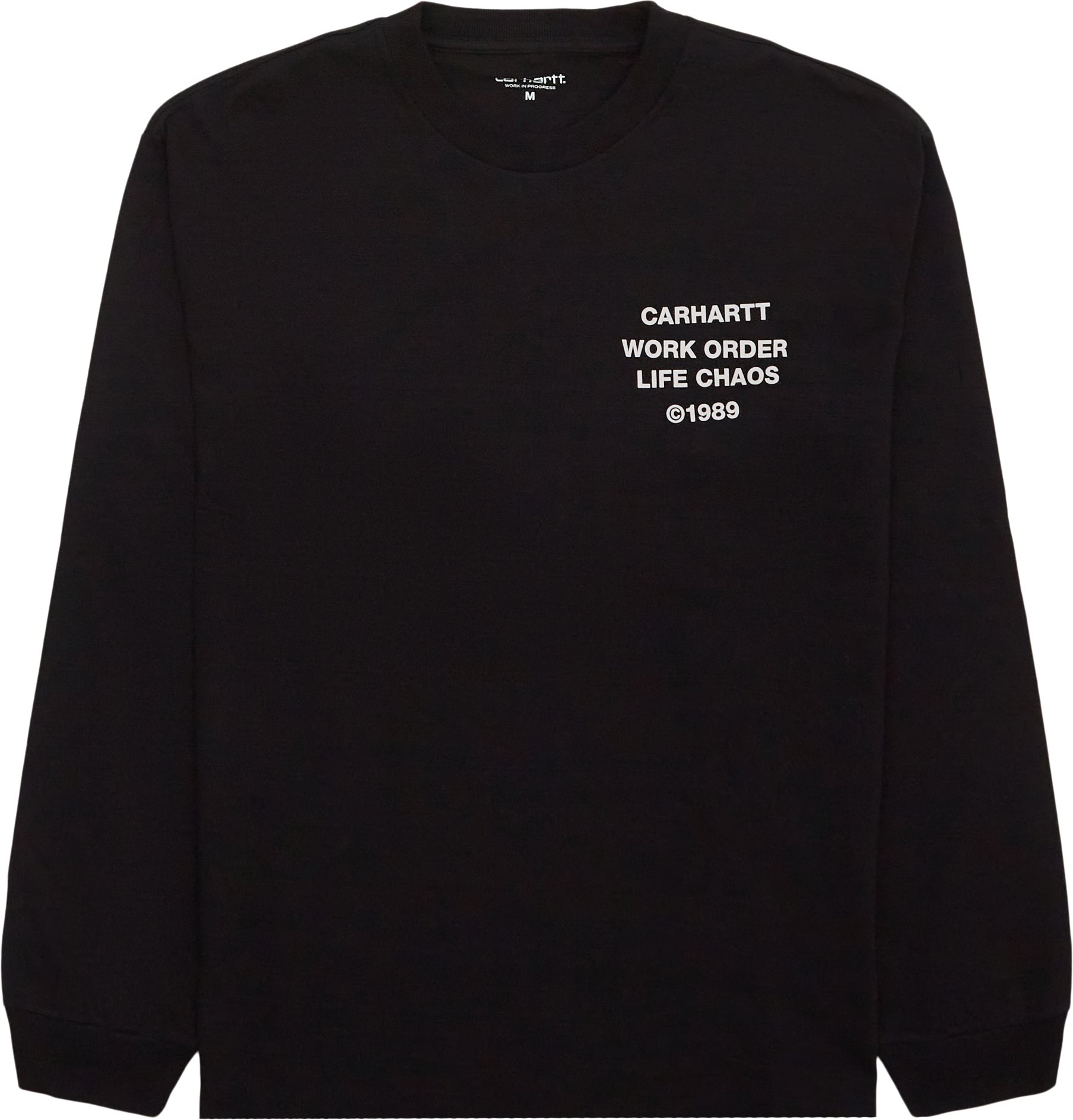 Carhartt WIP T-shirts L/S REVERSE HAMMER T-SHIRT I032392 Sort
