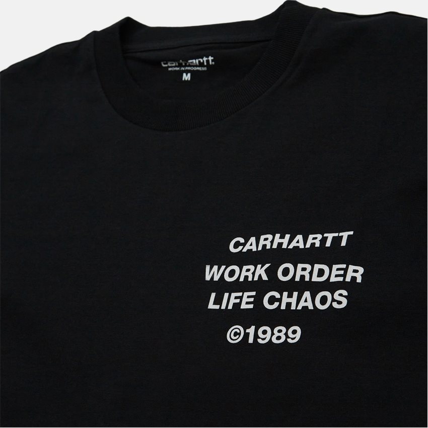 Carhartt WIP T-shirts L/S REVERSE HAMMER T-SHIRT I032392 BLACK