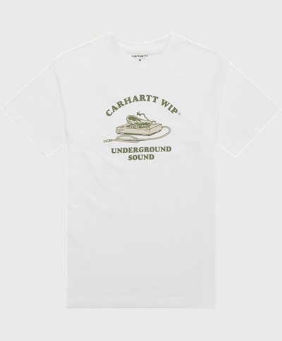 Carhartt WIP T-shirts S/S UNDERGROUND T-SHIRT I032423 Vit