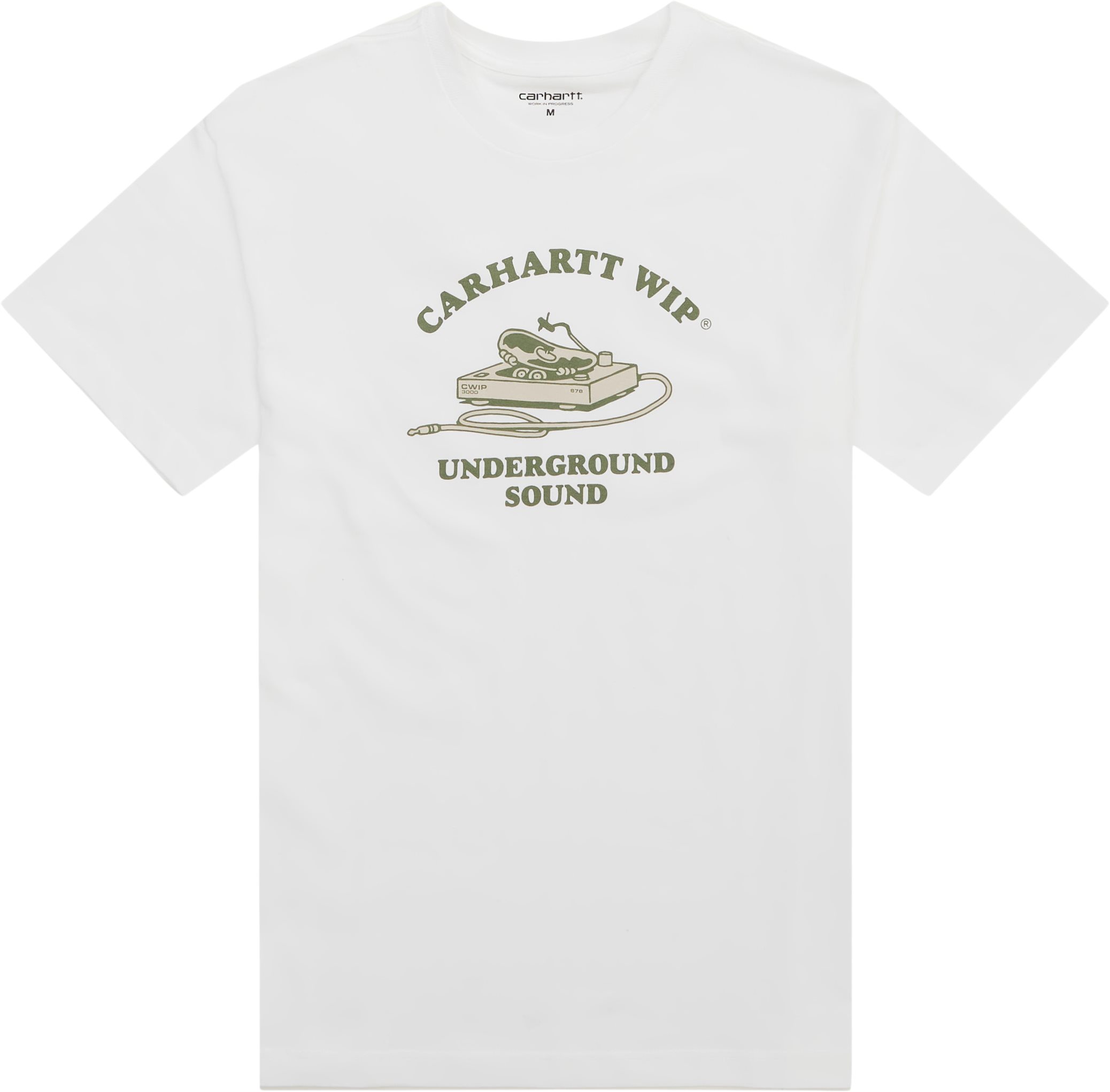 Carhartt WIP T-shirts S/S UNDERGROUND T-SHIRT I032423 Vit