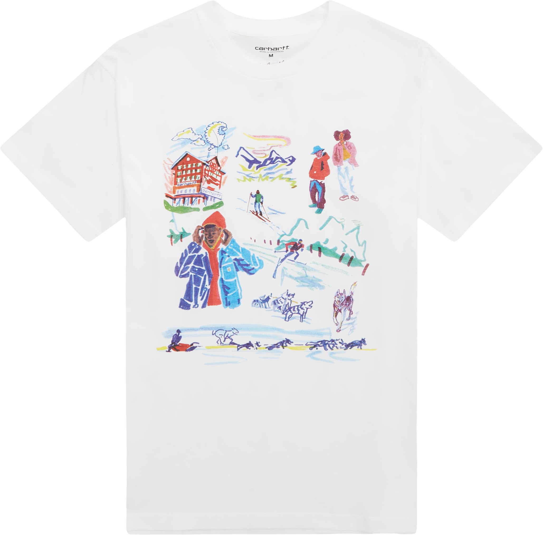 Carhartt WIP T-shirts S/S OLLIE MAC CHALET T-SHIRT I032409 White