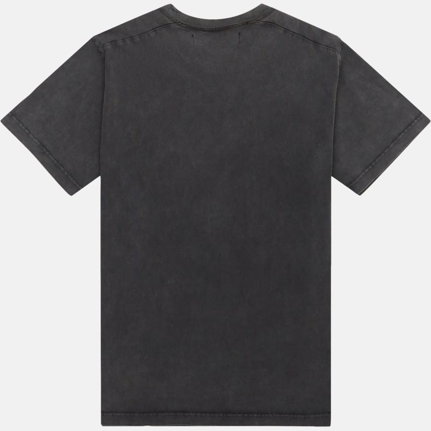 BLS T-shirts BACKSTAGE TEE WASHED 202308081 BLACK
