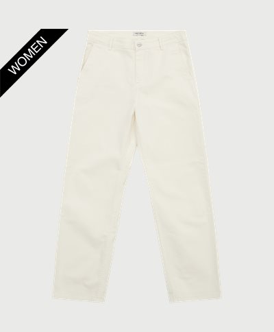 Carhartt WIP Women Trousers W PIERCE PANT STRAIGHT I031554.D602 White
